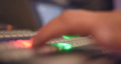 Broadcast studio video and audio switcher mixer Stock Footage 125523351