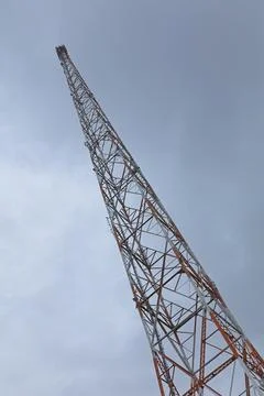 Broadcast tower. Stock Photos