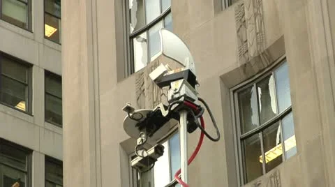 Broadcast Truck Stock Footage 22158907