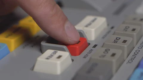 Broadcast Tv Studio Production - Vision Switcher Studio Director broadcast video Stock Footage 115587443