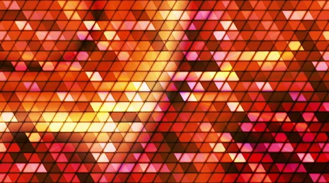 Broadcast Twinkling Cubic Hi-Tech Triangles, Multi Color, Abstract, Loopable, HD Stock Footage 49284272