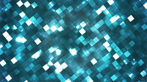 Broadcast Twinkling Fire Light Diamonds, Cyan Blue, Abstract, Loopable, 4K Stock Footage 62479384