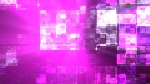 Broadcast Twinkling Hi-Tech Blocks, Multi Color, Abstract, Loopable, 4K Stock Footage 145875073