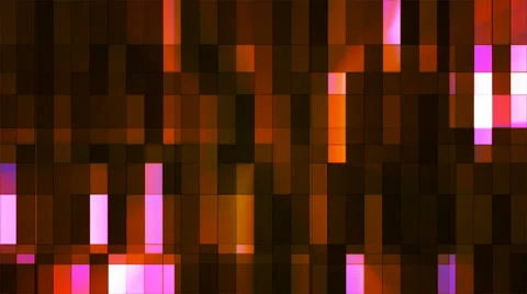 Broadcast Twinkling Hi-Tech Small Bars, Orange Magenta, Abstract, Loopable, 4K Stock Footage 66210254