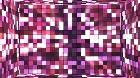 Broadcast Twinkling Hi-Tech Squares Room, Multi Color, Abstract, Loopable, HD Stock Footage 49292015