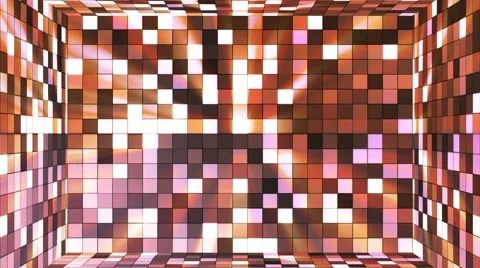 Broadcast Twinkling Hi-Tech Squares Room, Brown, Abstract, Loopable, 4K Stock Footage 67818109