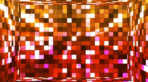 Broadcast Twinkling Hi-Tech Squares Room, Multi Color, Abstract, Loopable, 4K Stock Footage 67824121