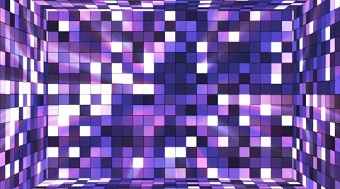Broadcast Twinkling Hi-Tech Squares Room, Purple, Abstract, Loopable, 4K Stock Footage 67824513