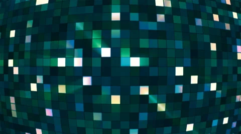 Broadcast Twinkling Hi-Tech Squares Globe, Green Blue, Abstract, Loopable, 4K Stock Footage 69062162