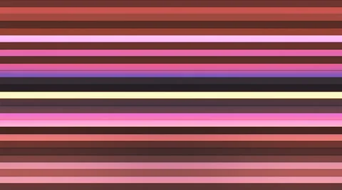 Broadcast Twinkling Horizontal Hi-Tech Bars, Multi Color, Abstract, Loopable, 4K Stock Footage