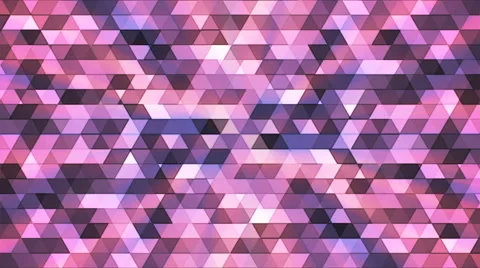 Broadcast Twinkling Polygon Hi-Tech Triangles, Magenta Purple, Abstract, Loop,4K Stock Footage 67823841