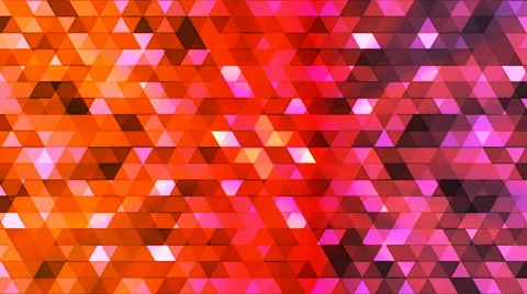 Broadcast Twinkling Polygon Hi-Tech Triangles, Multi Color, Abstract, Loop, 4K Video stock 67828146