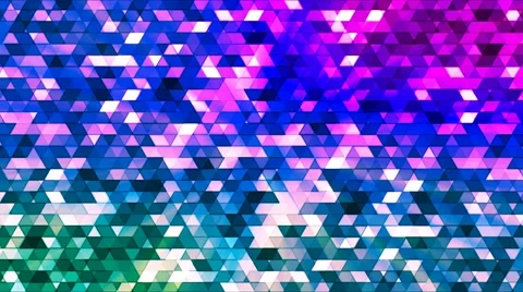 Broadcast Twinkling Polygon Hi-Tech Triangles, Multi Color, Abstract, Loop, 4K Stock Footage 68419298