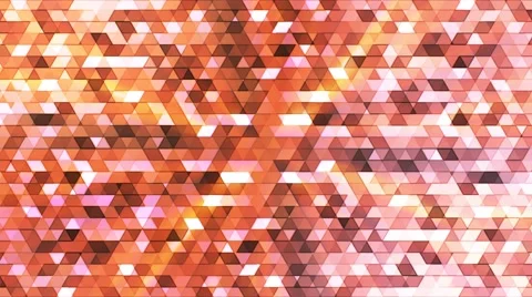 Broadcast Twinkling Polygon Hi-Tech Triangles, Orange Golden, Abstract, Loop, 4K Stock Footage 68420550