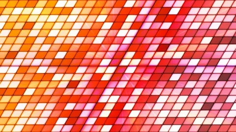 Broadcast Twinkling Slant Hi-Tech Cubes, Multi Color, Abstract, Loopable, 4K Stock Footage