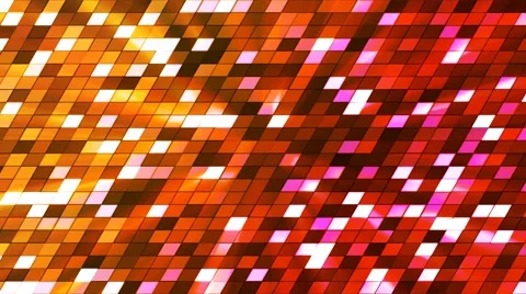 Broadcast Twinkling Slant Hi-Tech Squares, Multi Color, Abstract, Loopable, 4K Stock Footage