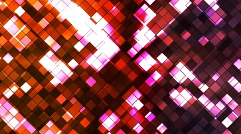 Broadcast Twinkling Squared Diamonds, Multi Color, Abstract, Loopable, 4K Stock Footage 66423180