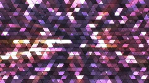 Broadcast Twinkling Squared Hi-Tech Triangles, Multi Color, Abstract, Loop, HD Stock Footage 49282223