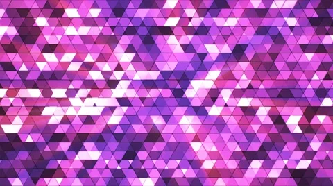 Broadcast Twinkling Squared Hi-Tech Triangles, Magenta Purple, Abstract, Loop,4K Stock Footage 67814043