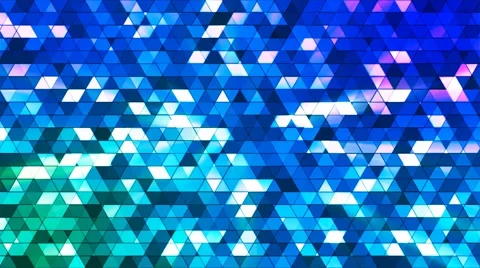 Broadcast Twinkling Squared Hi-Tech Triangles, Blue, Abstract, Loopable, 4K Stock Footage 67821947