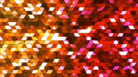 Broadcast Twinkling Squared Hi-Tech Triangles, Multi Color, Abstract, Loop, 4K Stock Footage 67822068