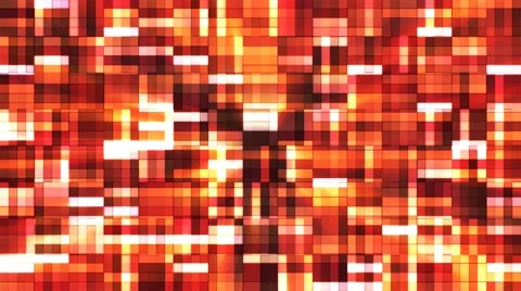 Broadcast Twinkling Squared Hi-Tech Blocks,Golden Orange, Abstract, Loopable, 4K Stock Footage 68804779