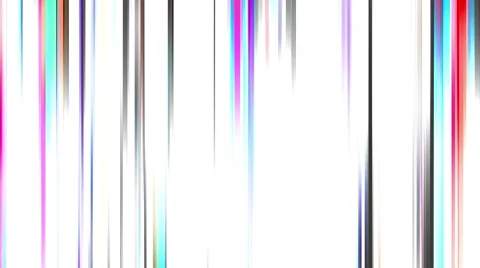 Broadcast Twinkling Vertical Bars Video Stripe on White Background Stock Footage 66244284
