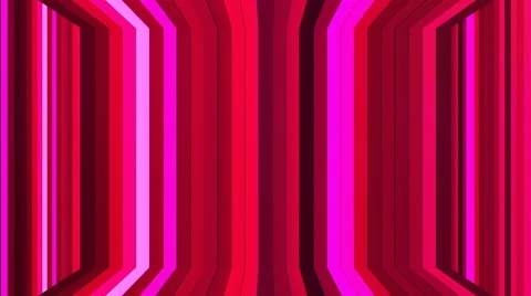 Broadcast Twinkling Vertical Hi-Tech Bars Room, Red, Abstract, Loopable, 4K Stock Footage
