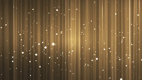 Broadcast Vertical Hi-Tech Lines Bubbles, Golden Brown, Abstract, Loopable, 4K Stock Footage 74016647