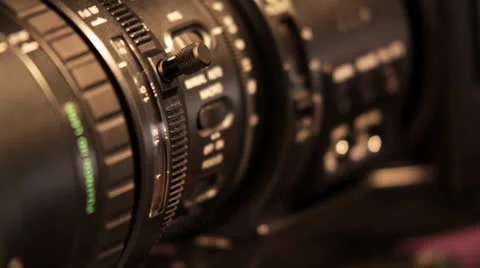 Broadcast video camera zoom 2 Video stock 23682699