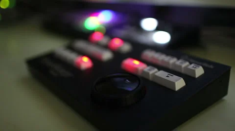 Broadcast Vision mixer 스톡 동영상 2923382