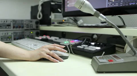 Broadcast Vision mixer 스톡 동영상 2923390