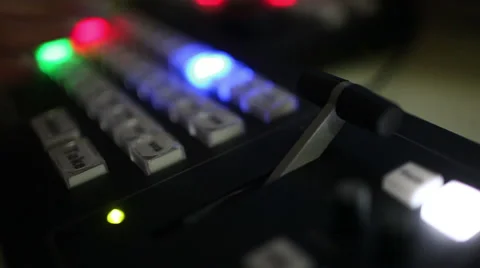 Broadcast Vision mixer 스톡 동영상 2923394