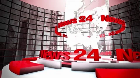 Broadcast world loop animation Stock Footage 40549046