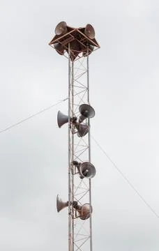 Broadcasting antenna Foto stock