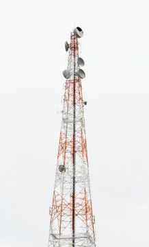 Broadcasting antenna Stock Photos