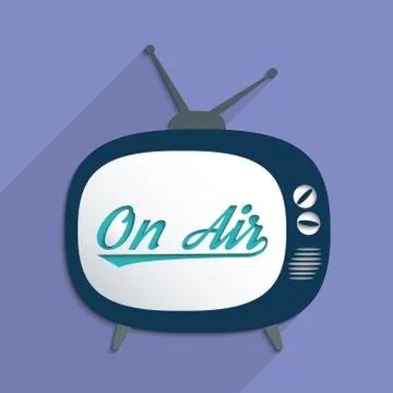 Broadcasting Stock Illustration