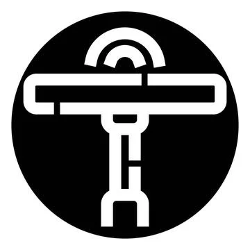 Broadcasting signal icon sending wireless data Illustration