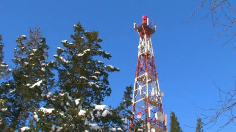 Broadcasting tower. Stock Footage 27102053