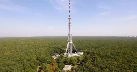 Broadcasting Tower. Video stock 96100252