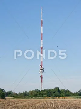 Broadcasting tower Stock Photos