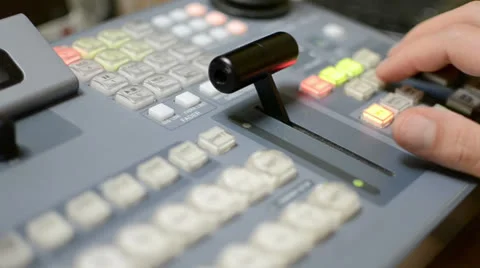 Broadcasting  video mixer Stock-Footage 24188415