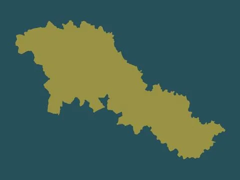 Broadland, England - Great Britain. Solid color shape 库存插图