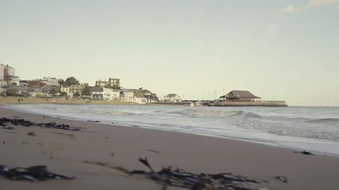 Broadstairs Kent beach Video stock 153408894