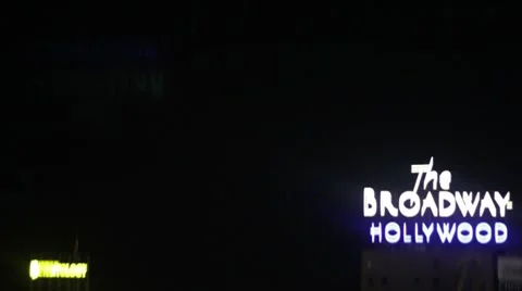 The Broadway Hollywood_01 Video stock 7766211
