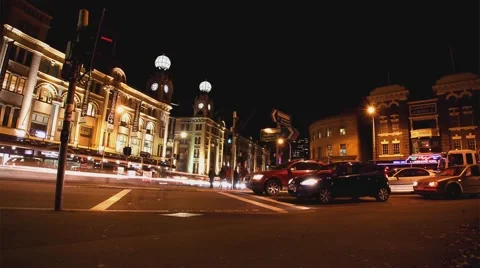Broadway Intersection, Sydney Stock Footage 46605330