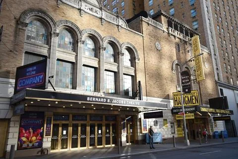  Broadway Shows remain empty after Governor Andrew Cuomo declares a state ... Stock Photos