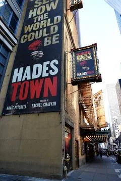  Broadway Shows remain empty after Governor Andrew Cuomo declares a state ... Stock Photos