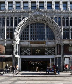 Broadway Spring Arcade Building Stock Photos