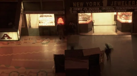 Broadway St LA Stock Footage 934326